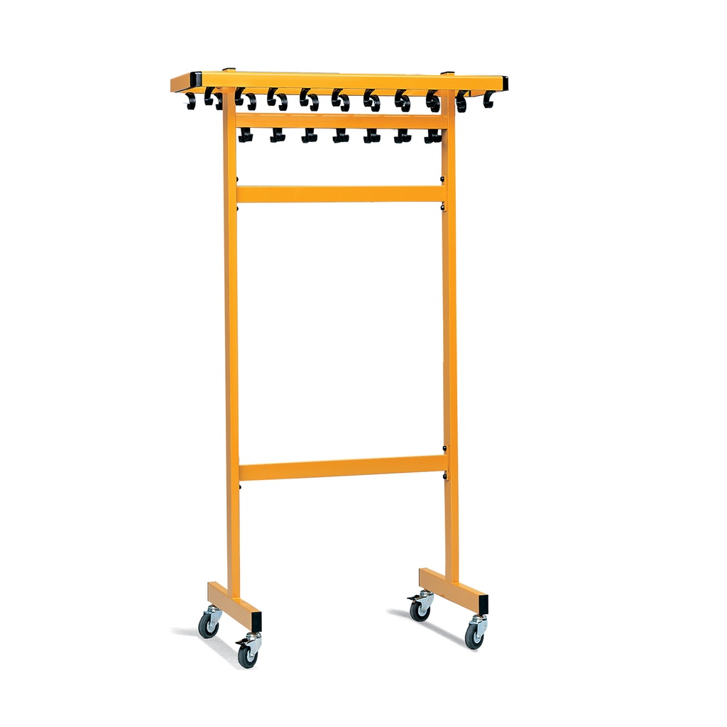[DP15E-Lengte-TBA-Hoogte garderobe-TBA-Lakkleur steunen-TBA-Lakkleur secties-TBA-Wielen-TBA] Garderoberek DP15E - dubbelzijdig (Nog te bepalen, Nog te bepalen, Nog te bepalen, Nog te bepalen, Nog te bepalen)