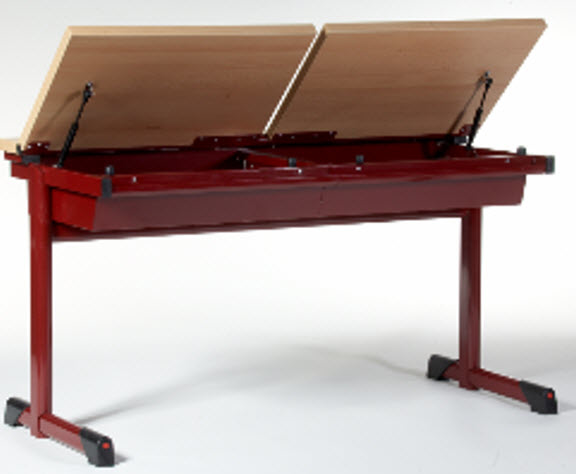 Klapbank - 2-pers - 120 x 50 cm (L x B) - hoogteverstelbaar