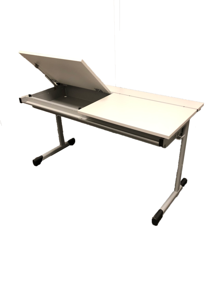 [3N136-2-PERS-Height-TBA-Decor table top melamine-TBA-FRAMECOLOUR-TBA-Option bag hooks-TBA] Klapbank - 2-pers - 120 x 50 cm (L x B) - vaste hoogte (Nog te bepalen, Nog te bepalen, Nog te bepalen, Nog te bepalen)