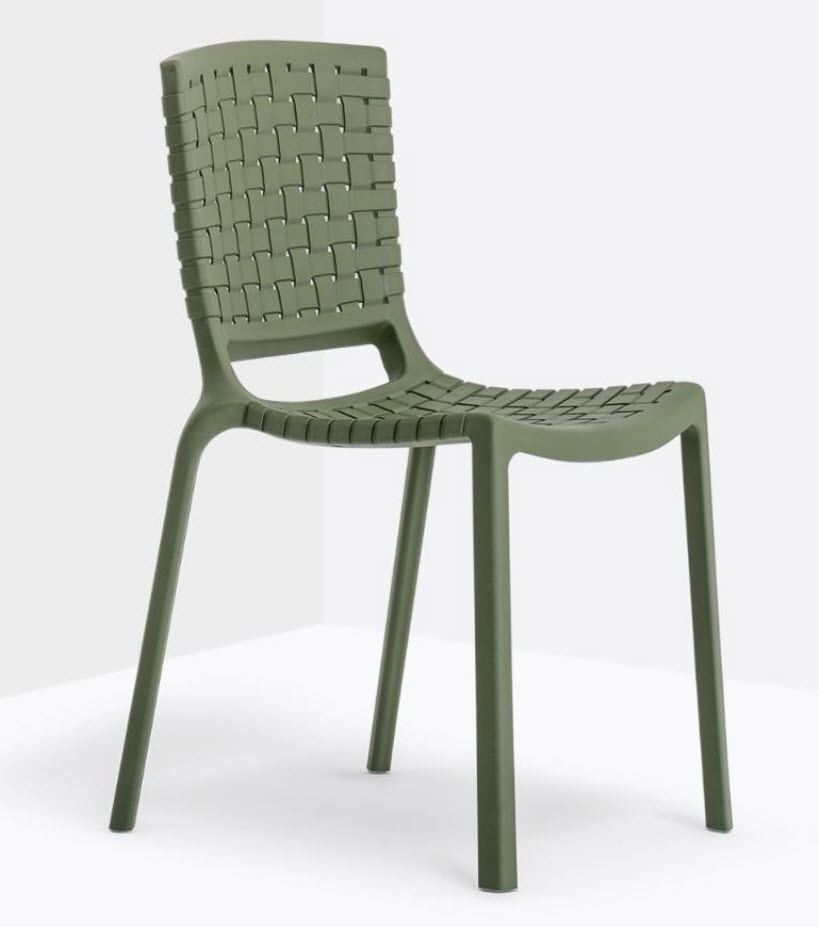 Tatami - kunststof stoel in gevlochten motief