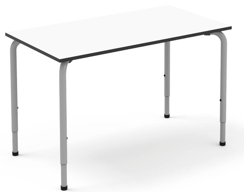 Rectangle - rechthoekige hoogteverstelbare 4-pootstafel