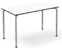 Rectangle - rechthoekige hoogteverstelbare 4-pootstafel