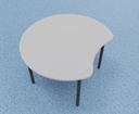 Pacman - freeform tafel - ø 90 cm