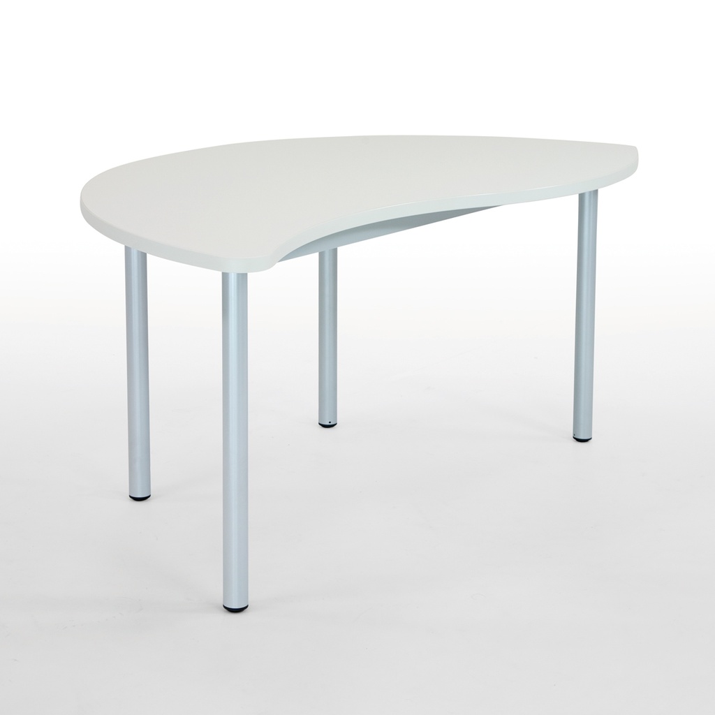 [GOLF-HALFROND-Size-TBA-Height-TBA-Decor table top melamine-TBA-FRAMECOLOUR-TBA-Option wheels-TBA] Golf tafel halfrond - blad in melamine (Nog te bepalen, Nog te bepalen, Nog te bepalen, Nog te bepalen, Nog te bepalen)