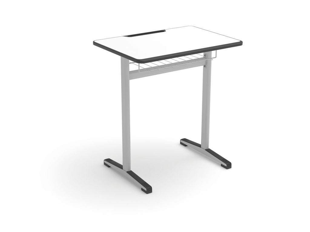 Naxel - T-poottafel met opbergrooster en pennengleuf