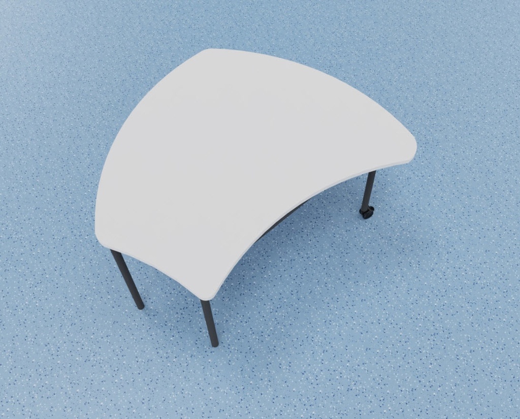 [FREEFORM-B-2.0-BIG-Height-TBA-Cat - Material table top-Decor table top-TBA-FRAMECOLOUR-TBA] Freeform-B 2.0 Big - met wiel (Nog te bepalen, Nog te bepalen, Nog te bepalen, Nog te bepalen)