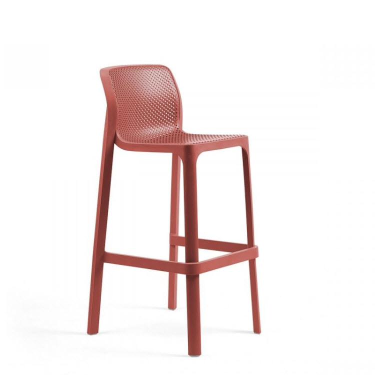 [NET-STOOL-Colour chair-TBA] Net stool - hoge stoel - 76 cm (Nog te bepalen)