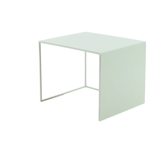 Gianni - bijzettafel in gelakt metaal - H 40 cm