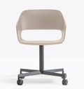 Babila vergaderstoel - op wielen