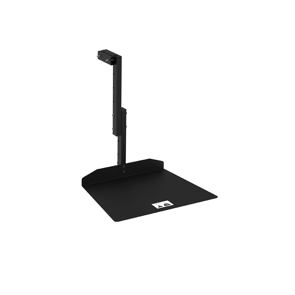 Slimline laptopplank/toetsenbordhouder in hoogte verstelbaar