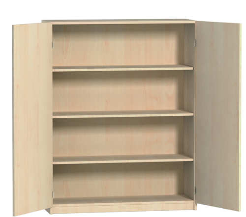 Houten kast met draaideuren - 4 OH  