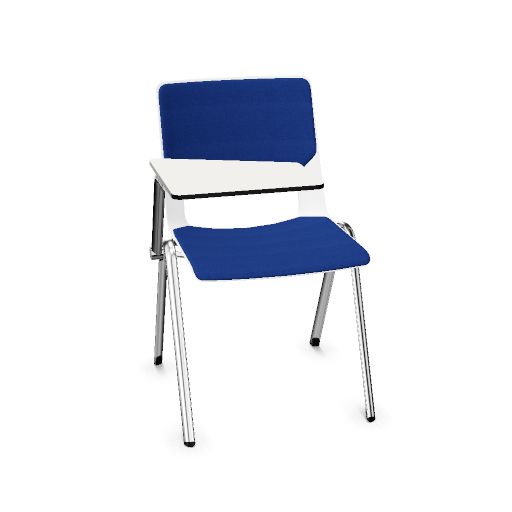 interstuhl VLEGSis3 Four legged with seat+back upholst. ,plastic shell