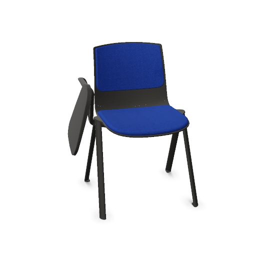 CHAISE VISIT. 4 PIEDS ODEI,
TABLETTE ECRITOIRE DROITE,