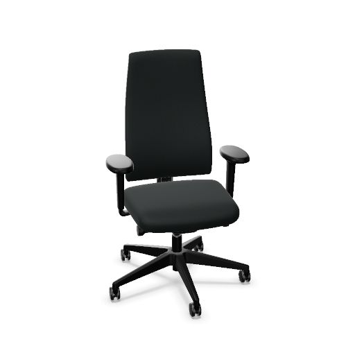 Se7en LX011 Swivel chair high, upholstered, Synchronmechansim