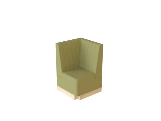 75 x 75 cm (L x B - hoekelement)