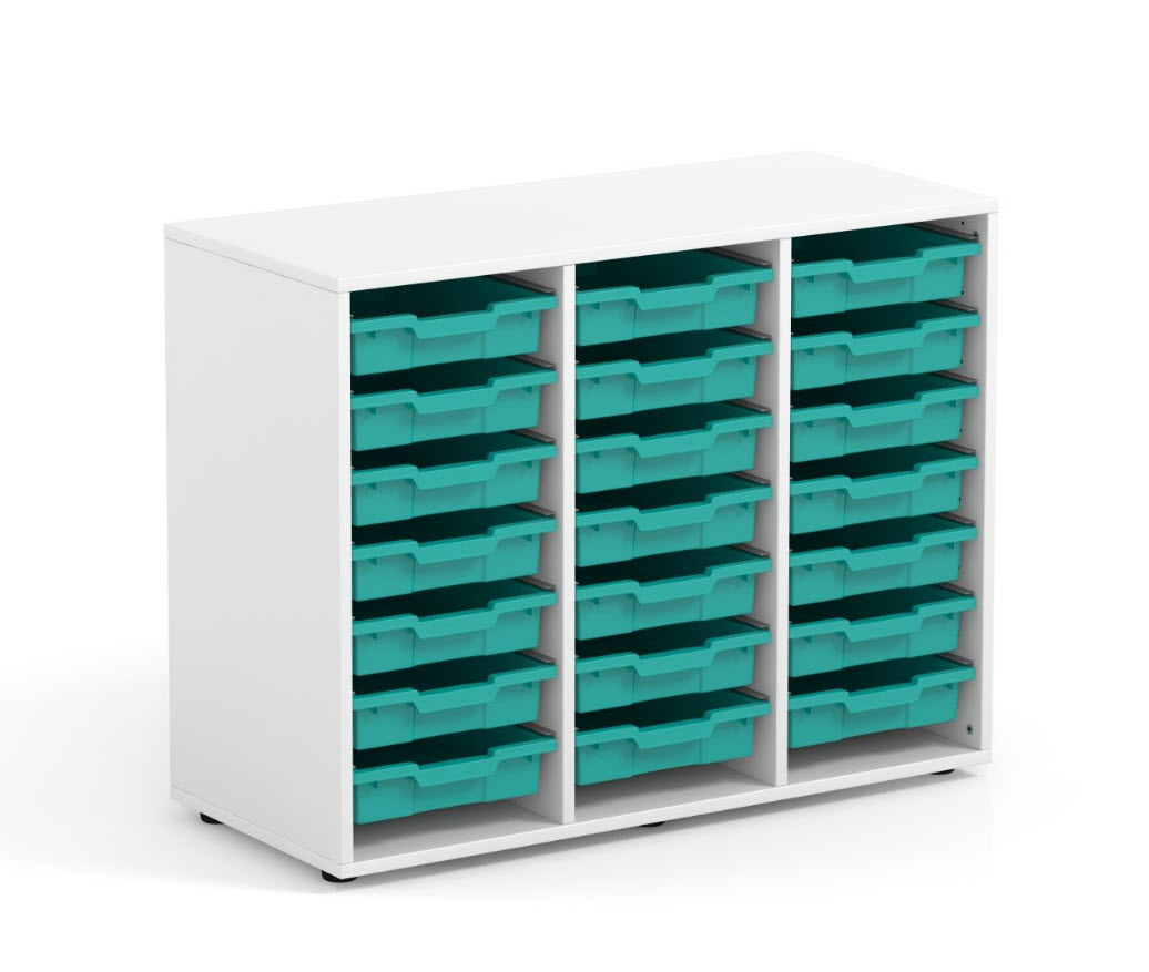 21 x turquoise - 42x31x7 cm (L x D x H)