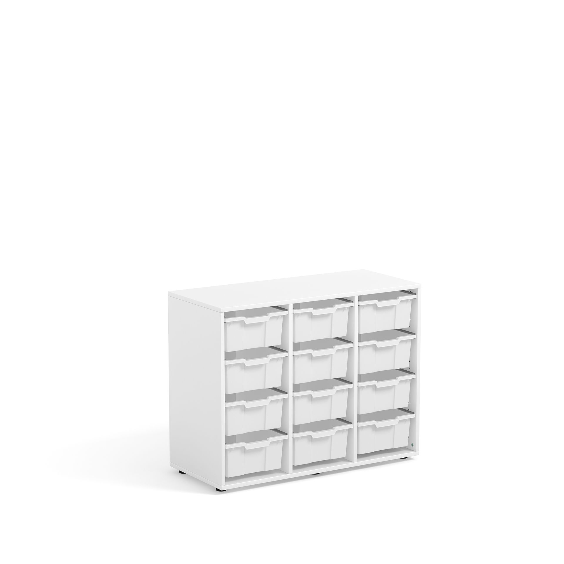 12x wit - 42x31x15 cm (L x D x H)