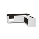 Desk with electric height adjustment - With  service unit H. 65 - Specify power supply: EU / UK / US - Specify R or L - L.200 / D.214 / H.75÷141