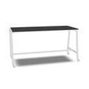 High table on castors with brake - H. 107 W. 210,4  H. 107  D. 90 