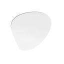 Pebble whiteboard, 58x62 cm