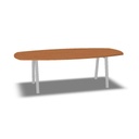 Air2 vergadertafel Deens ovaal 240x120 25mm