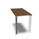 rh/lh extension table for desk L. 200 cm or central for desk L.160 - 180 - 200 cm W. 120  H. 75  D. 60 