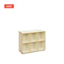 Jane - open houten kast met middenwand (nieuwe versie 2026)