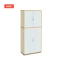 Rosie - houten kast zonder middenwand - met 4 draaideuren (nieuwe versie 2026)