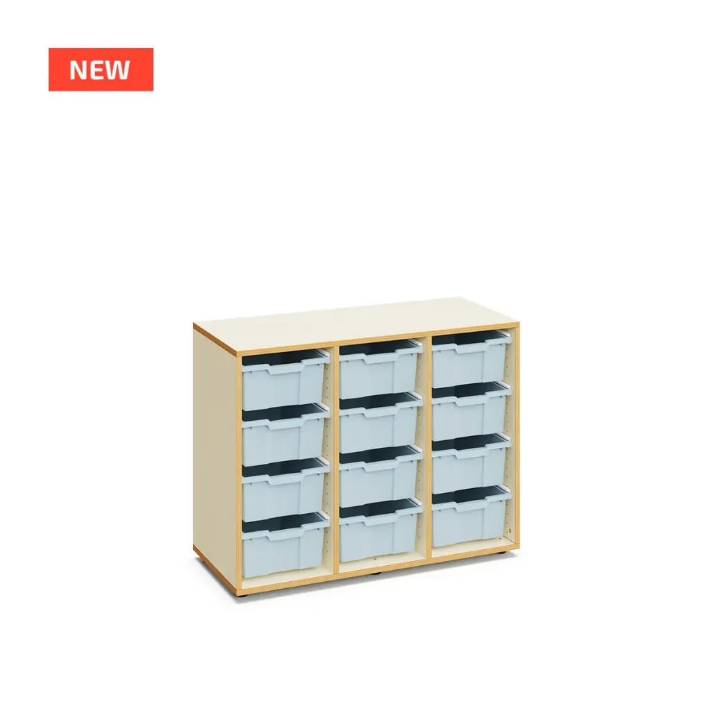 [GRACE] Grace - eigendomskast met 2 middenwanden en kunststoflades (nieuwe versie 2026)