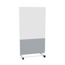 Acoustic whiteboard half