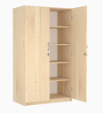 Houten kast met draaideuren - 5 OH  